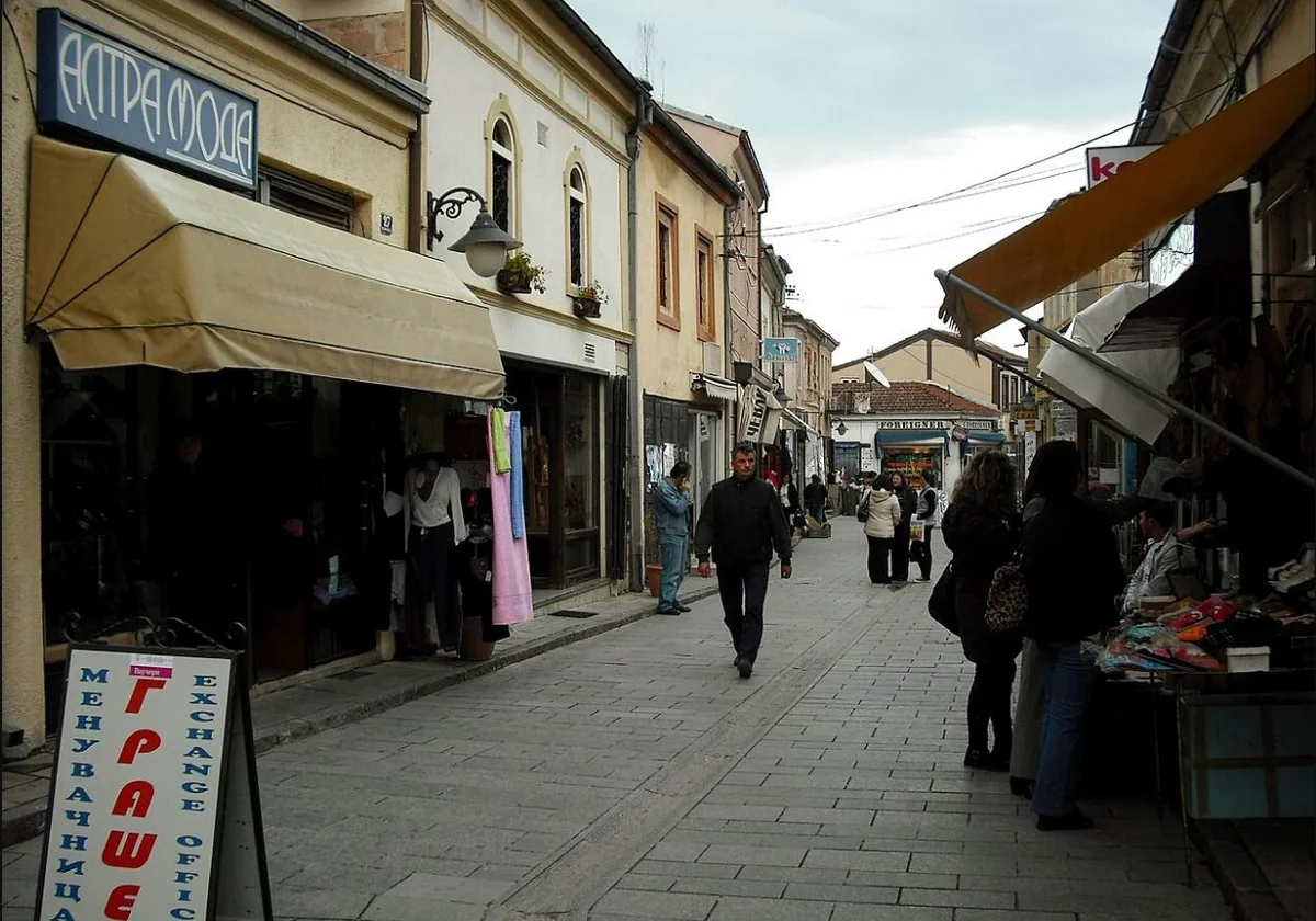 Läden im Alten Basar von Bitola